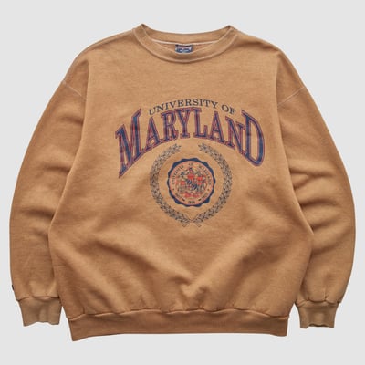 Maryland Terrapins Jansport 90s Pullover Sweatshirt - Clay - L by Fanatics Real Vintage
