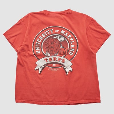 Maryland Terrapins Starter 1990 T-shirt - Red - S by Fanatics Real Vintage