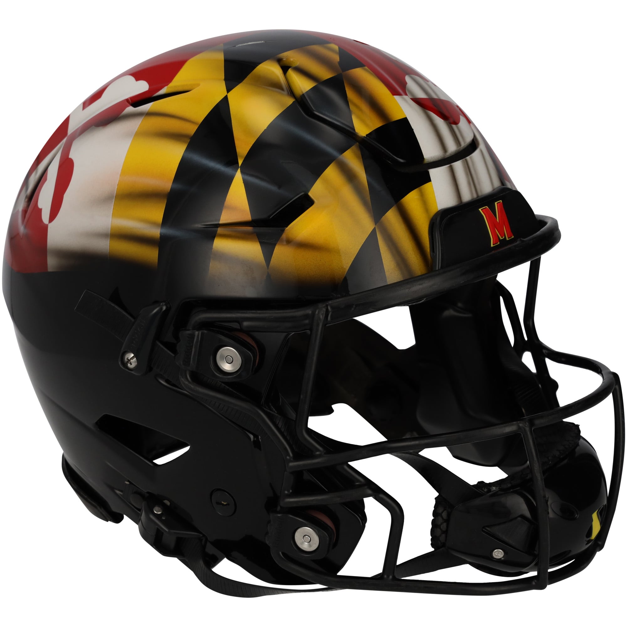 Maryland Terrapins NCAA Football Helmet Logo Patch – Vintage Style, 3.25 Inches – Iron-On Or Sew-On