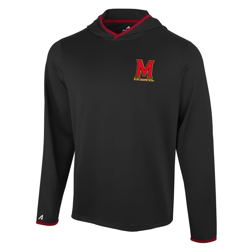 Antigua Maryland Terrapins Black Brink Color Pop Long Sleeve Hoodie T-Shirt