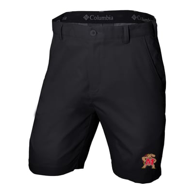Maryland Terrapins Columbia Omni-Wick Lie Angle Shorts - Black
