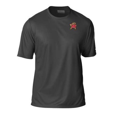  Maryland Terrapins Columbia Terminal Tackle Omni-Shade T-Shirt - Black