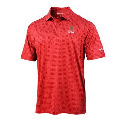  Maryland Terrapins Columbia Highland Drift Polo - Red
