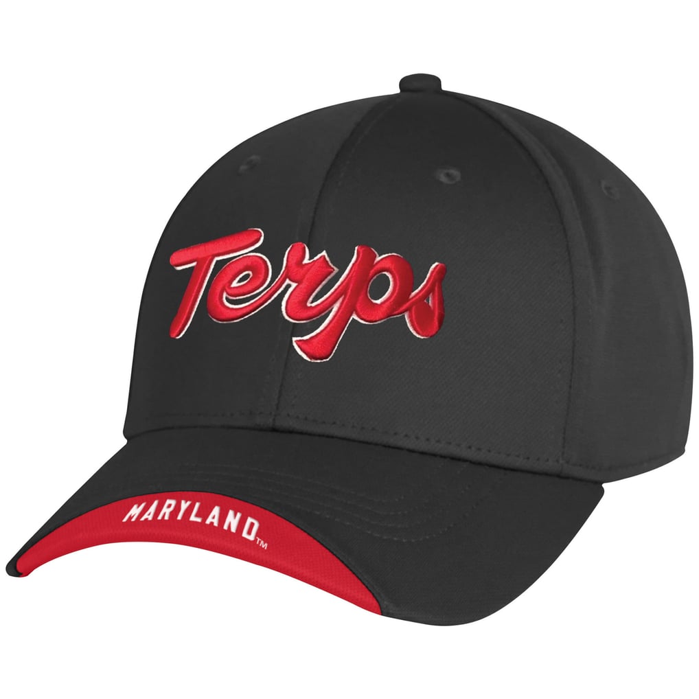  Maryland Terrapins Under Armour Sideline Blitzing Accent Iso-Chill Flex Hat - Black