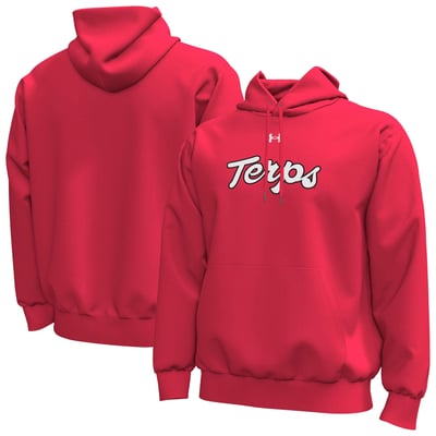  Maryland Terrapins Under Armour Core Icon Fleece Pullover Hoodie - Red