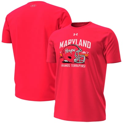 Maryland Terrapins Under Armour Los Terps Performance T-Shirt - Red