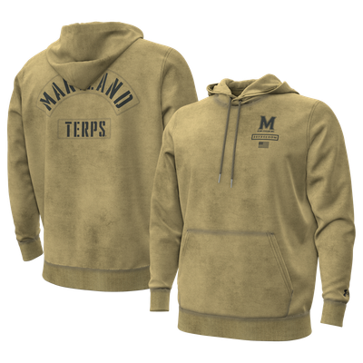 Maryland Terrapins Under Armour 2026 Freedom Collection Hoodie - Tan