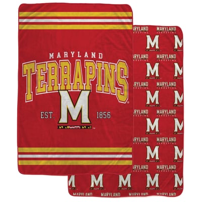 Maryland Terrapins Pegasus Legacy Arch Double-Sided 60" x 80" Blanket
