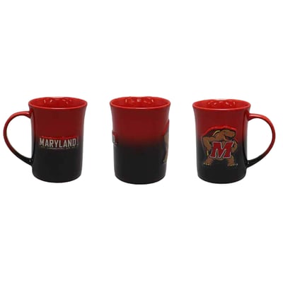 Maryland Terrapins The Memory Company Two-Pack 15oz. Ceramic Ombre Mug Set