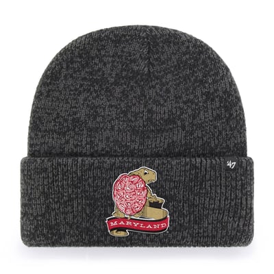 Maryland Terrapins '47 Unisex Brain Freeze Cuff Knit Hat - Black