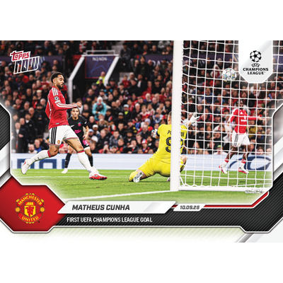 Matheus Cunha - 2026-27 UCL Topps NOW® - Card 13