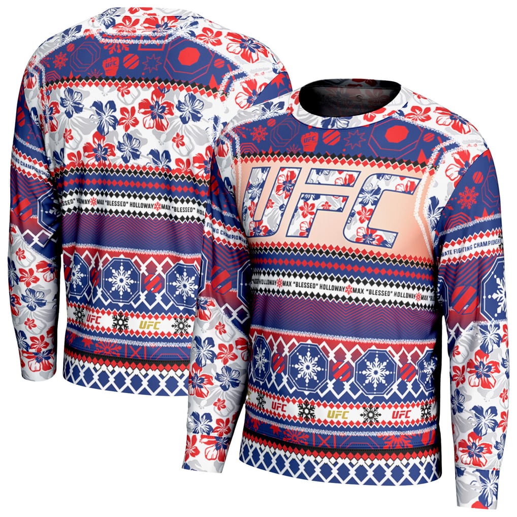 Max Holloway ProSphere 2025 Holiday Sweater - Blue