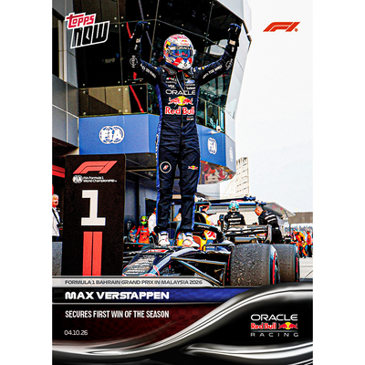Max Verstappen - 2026 Formula 1® Topps NOW® - Card 64