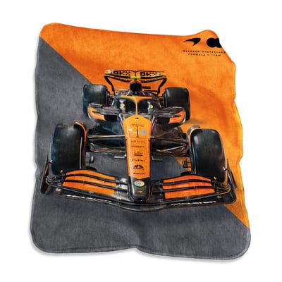  McLaren F1 Team Logo Brands Raschel Throw