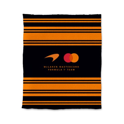 McLaren F1 Team Logo Brands Luxe Full Color Stripe Dreams Throw
