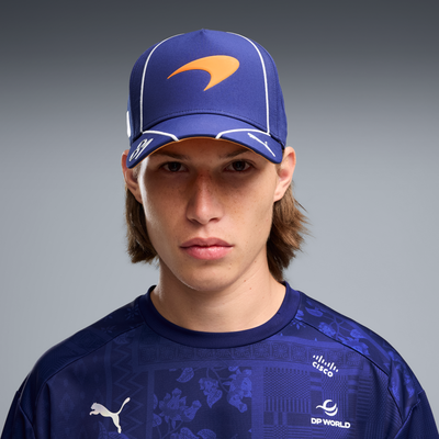 Oscar Piastri McLaren F1 Team Puma 2026 Singapore Grand Prix Driver Adjustable Hat - Royal