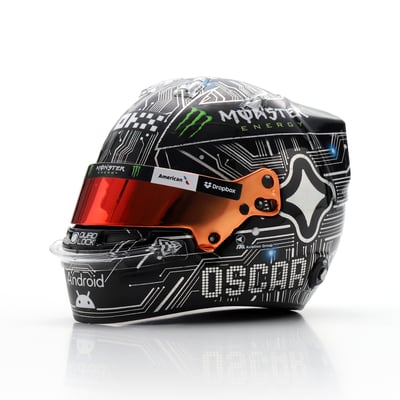 Spark Models McLaren F1 Team Oscar Piastri 1:5 Scale Replica Helmet
