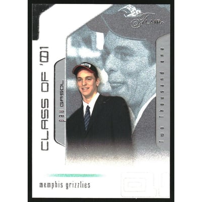 2001-02 Flair #100 Pau Gasol RC