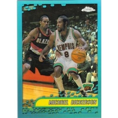 2001-02 Topps Chrome Refractors #84 Michael Dickerson