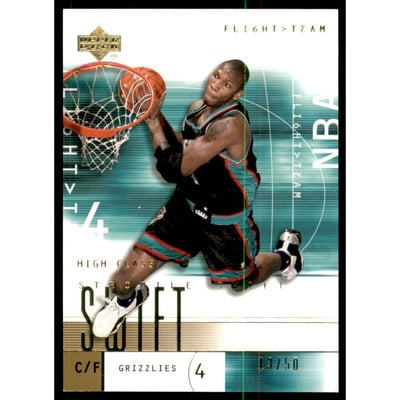 2001-02 Upper Deck Flight Team Gold #37 Stromile Swift