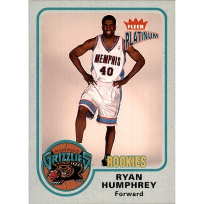 2002-03 Fleer Platinum Finish #184 Ryan Humphrey