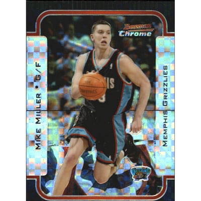 2003-04 Bowman Chrome X-fractors #27 Mike Miller
