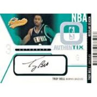 2003-04 Fleer Authentix Autographs #AATB Troy Bell/225