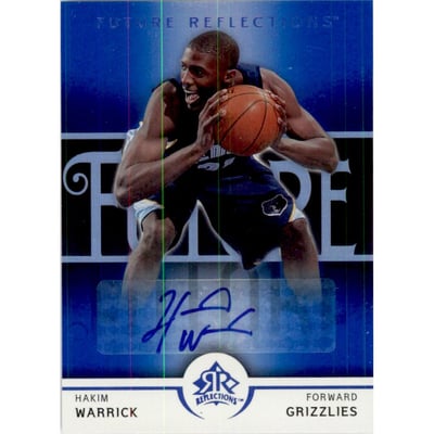 2005-06 Reflections Blue #142 Hakim Warrick AU