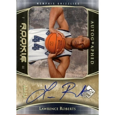 2005-06 SP Authentic Limited Rookie Autographs #127 Lawrence Roberts