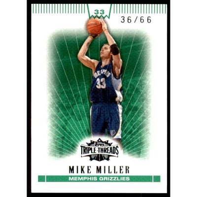 2007-08 Topps Triple Threads Emerald #27 Mike Miller