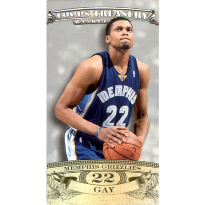 2008-09 Topps Treasury Mini Exclusives Silver #MERG Rudy Gay