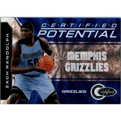 2010-11 Totally Certified Potential Blue #11 Zach Randolph
