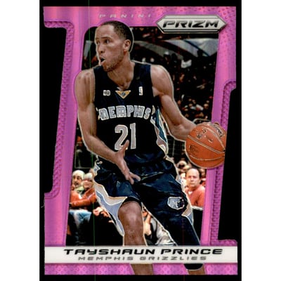 2013-14 Panini Prizm Prizms Purple Die Cut #169 Tayshaun Prince