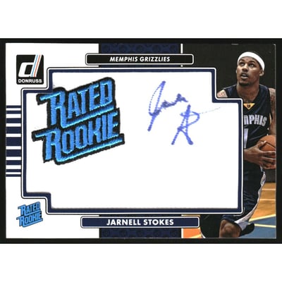 2014-15 Donruss Rated Rookie Signature Patches #15 Jarnell Stokes