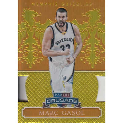 2014-15 Panini Excalibur Crusade Orange Die-Cuts #24 Marc Gasol