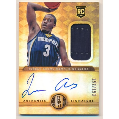 2014-15 Panini Gold Standard #224 Jordan Adams JSY AU/199 RC