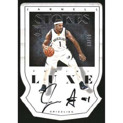 2014-15 Panini Luxe Die Cut Autographs #46 Jarnell Stokes/60