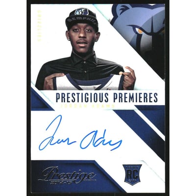 2014-15 Prestige Premium Prestigious Premieres Signatures #PPJA Jordan Adams