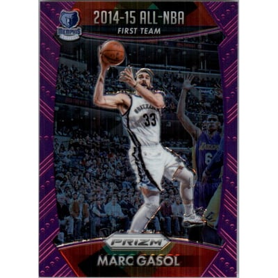 2015-16 Panini Prizm Prizms Purple #379 Marc Gasol ANBA