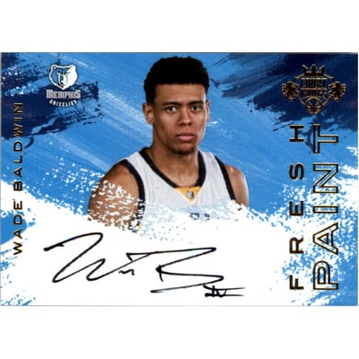 2016-17 Court Kings Fresh Paint Autographs Variations #FPWB42 Wade Baldwin IV