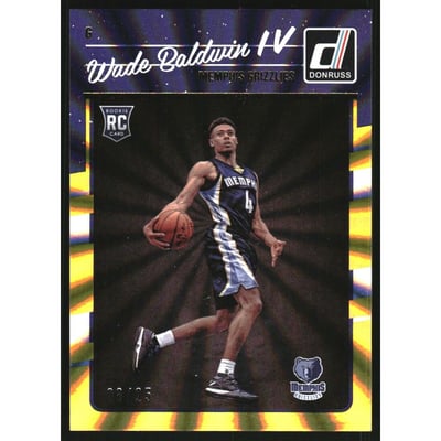 2016-17 Donruss Holo Yellow Laser #164 Wade Baldwin IV