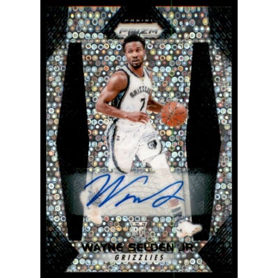 2017-18 Panini Prizm Autographs Fast Break #205 Wayne Selden Jr.