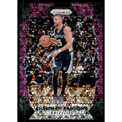 2017-18 Panini Prizm Prizms Fast Break Purple #206 Chandler Parsons
