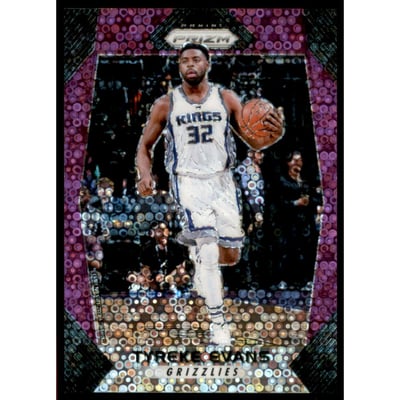 2017-18 Panini Prizm Prizms Fast Break Purple #207 Tyreke Evans
