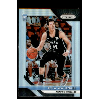 2018-19 Panini Prizm Prizms Silver #146 Yuta Watanabe