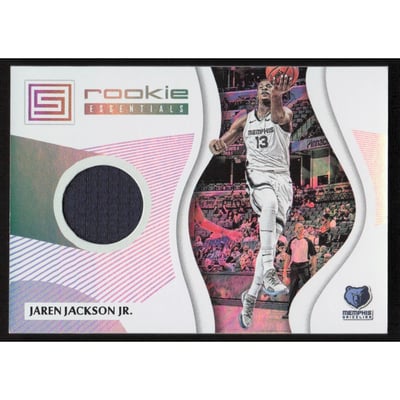 2018-19 Panini Status Rookie Essentials Relics #34 Jaren Jackson Jr.