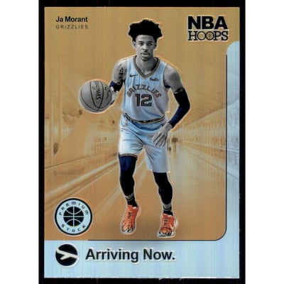 2019-20 Hoops Premium Stock Arriving Now Holo #12 Ja Morant