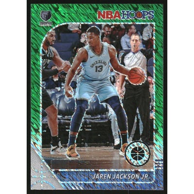 2019-20 Hoops Premium Stock Prizms Green Shimmer #90 Jaren Jackson Jr.