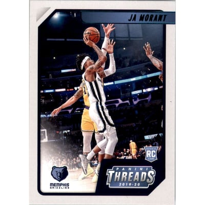 2019-20 Panini Chronicles Teal #84 Ja Morant/Threads