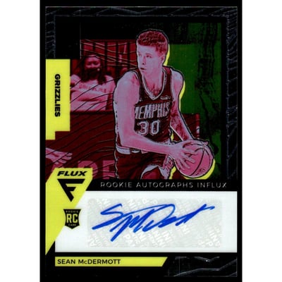 2020-21 Panini Flux Rookie Influx Autographs #9 Sean McDermott